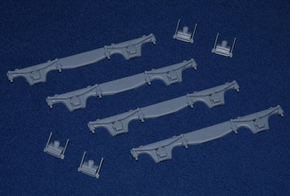 GNR FOX 10' BOGIE SIDE FRAME KIT (for 2 bogies) LNER (O Gauge 7mm scale)