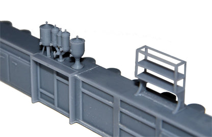 GWR COLLETT 57' COACH BUFFET COUNTER & FITTINGS (Diagram H41) (O Gauge 7mm scale)