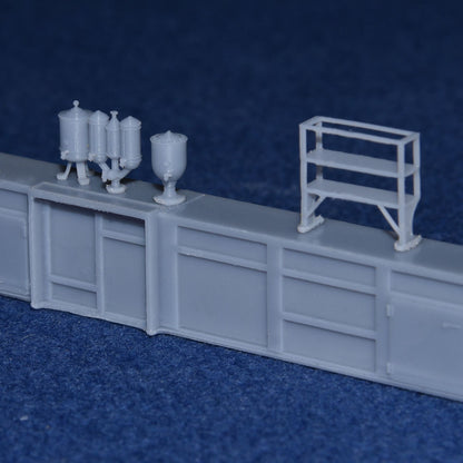 GWR COLLETT 57' COACH BUFFET COUNTER & FITTINGS (Diagram H41) (OO Gauge 4mm scale)