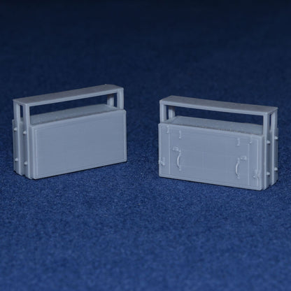 GWR COACH BATTERY BOX - LARGE (x2) - BR (O Gauge 7mm Scale)