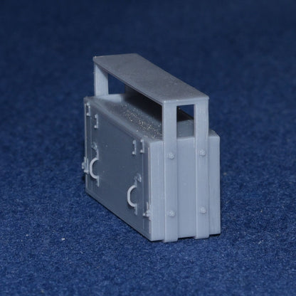 GWR COACH BATTERY BOX - LARGE (x2) - BR (O Gauge 7mm Scale)