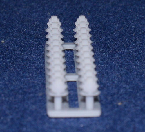 LMS / GWR COACH ROOF SHELL VENTS (x20) (O Gauge 7mm scale)