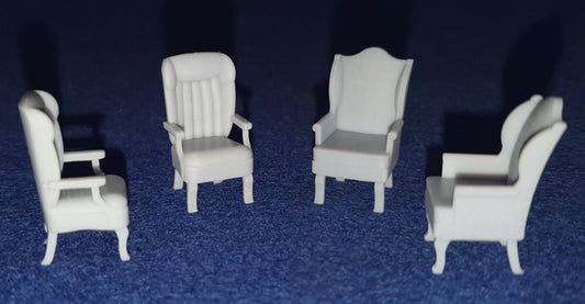 GWR SUPER SALOON COACH LUXURY SEAT SET (29 seats) (O Gauge 7mm scale)