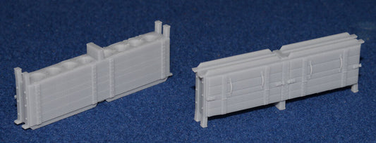 GRESLEY COACH BATTERY BOX (x2) for ANGLE IRON UNDERFRAME - LNER (O Gauge 7mm scale)