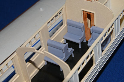 GRESLEY COACH OPEN 3RD CLASS 2+2 SEATS - LNER / BR Mk1 (O Gauge 7mm scale)