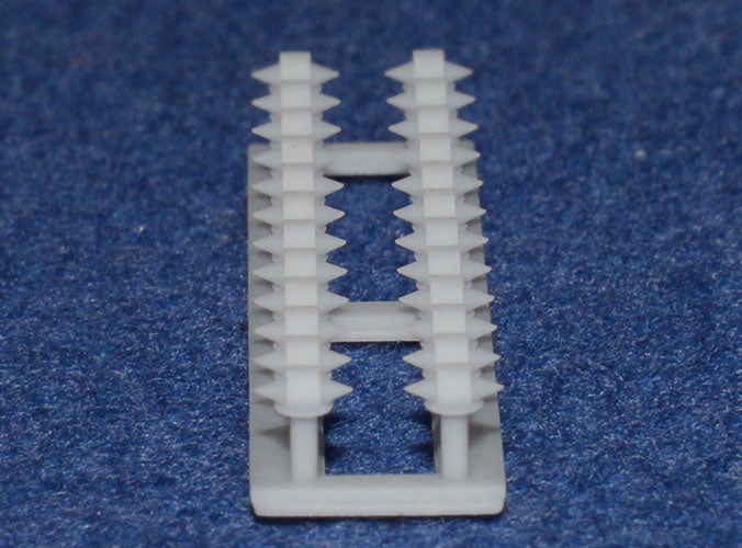 GRESLEY COACH ROOF OVAL TORPEDO VENTS (x24) - LNER (OO Gauge 4mm scale)