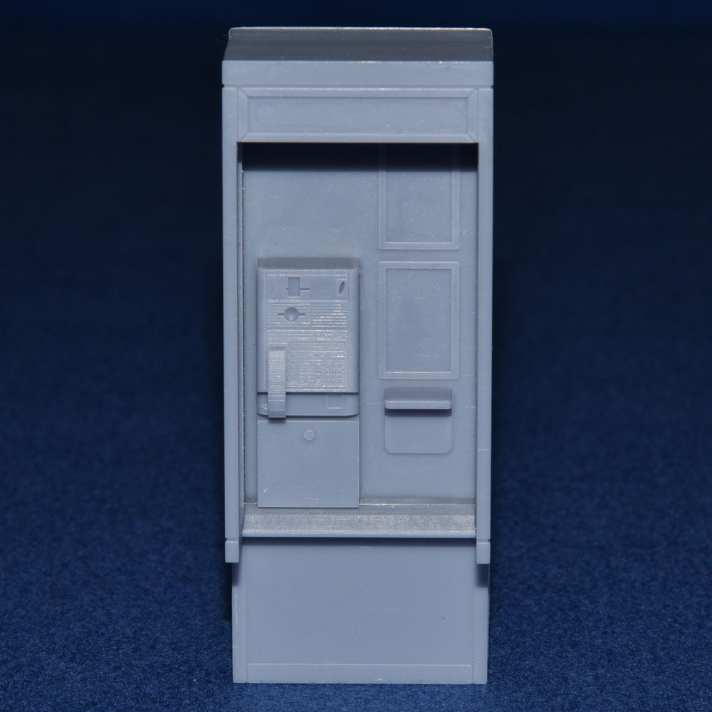 KX200 TELEPHONE BOX / KIOSK with DETAILED 1990's INTERIOR (G Gauge 1/24 scale)