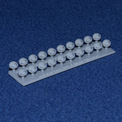 LMS COACH ROOF OVAL TORPEDO VENTS (x20) (O Gauge 7mm scale)