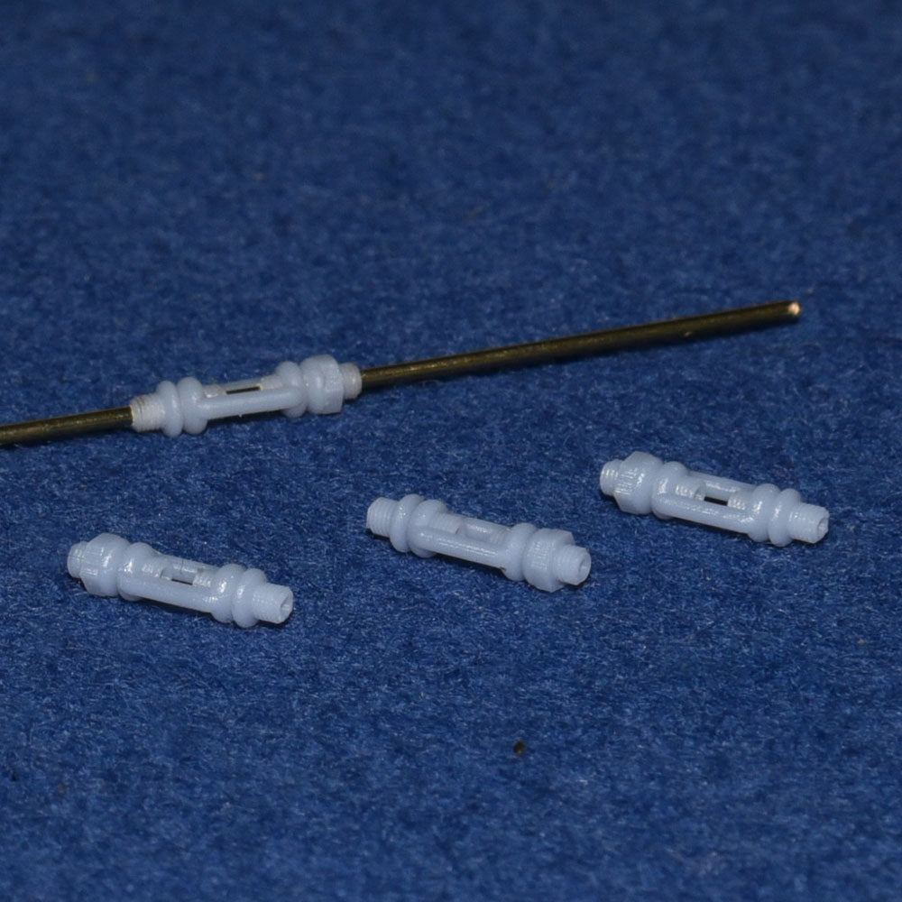 LNER COACH UNDERFRAME TURNBUCKLE (x16) - BR (O Gauge 7mm scale)