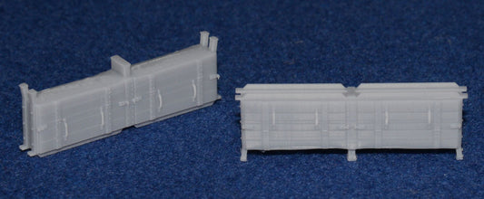 GRESLEY COACH BATTERY BOX (x2) for ANGLE IRON UNDERFRAME - LNER (OO Gauge 4mm scale)