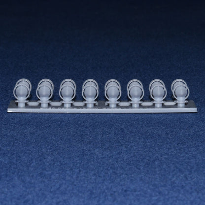 COACH ROUND TORPEDO VENTS (x16) - LNER GNR (Gauge 1 10mm scale)