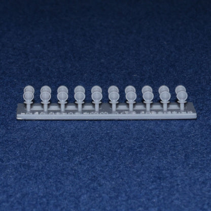 COACH ROOF ROUND TORPEDO VENTS (x20) - LNER GNR (OO Gauge 4mm scale)