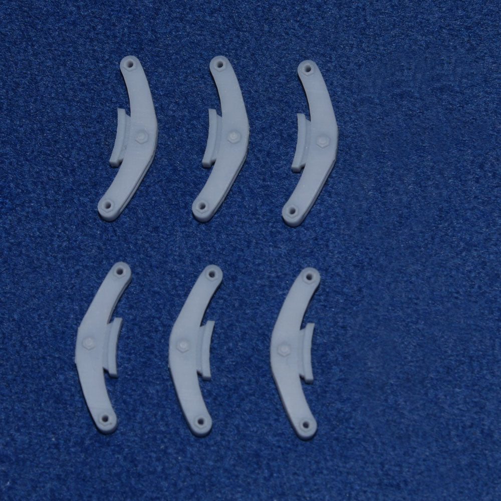 LNWR Coal Tank 0-6-0 Locomotive Brake Hangers x6 LMS (O Gauge 7mm scale)