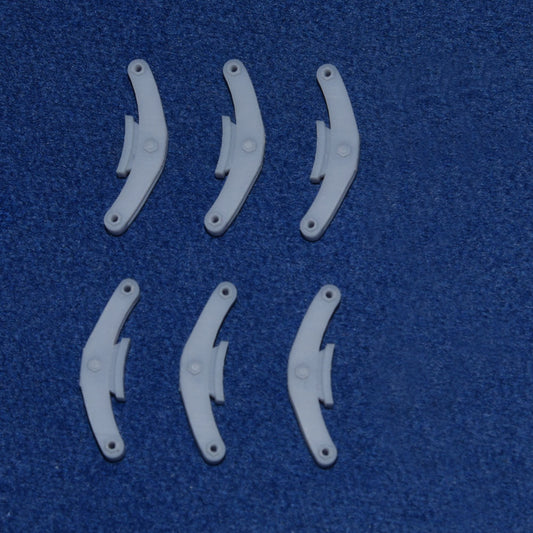 LNWR Coal Tank 0-6-0 Locomotive Brake Hangers x6 LMS (O Gauge 7mm scale)