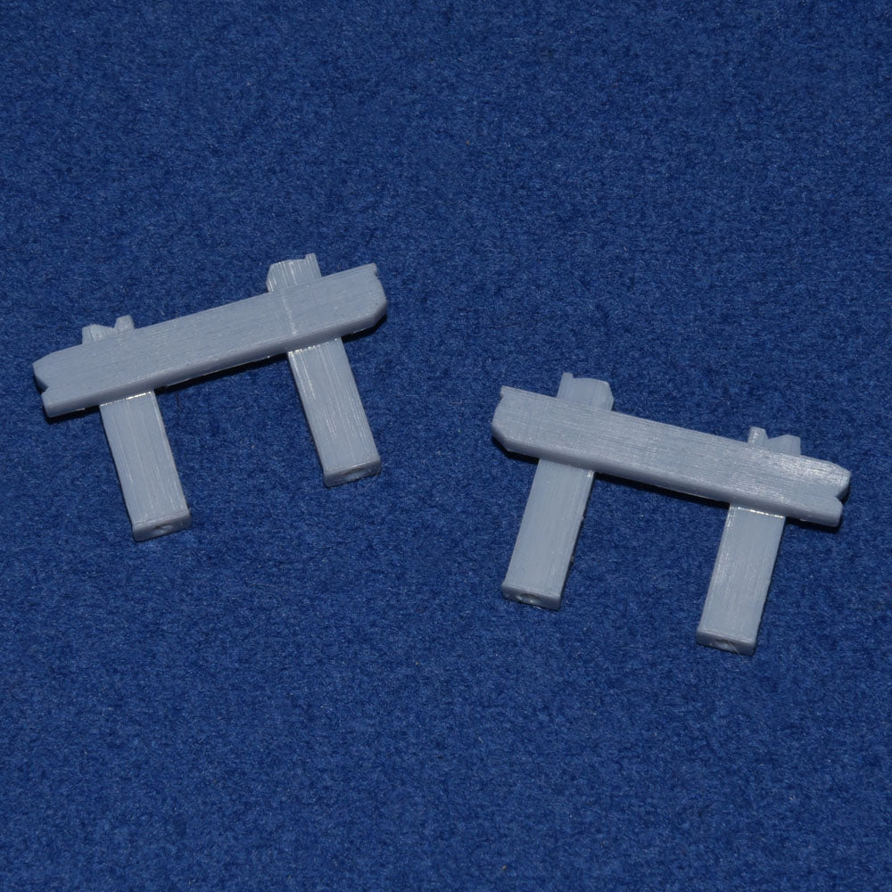 DARJEELING HIMALAYAN RAILWAY BUFFER STOP (x2)  (O16.5 Gauge 7mm scale)