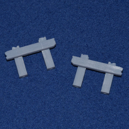 DARJEELING HIMALAYAN RAILWAY BUFFER STOP (x2)  (O16.5 Gauge 7mm scale)