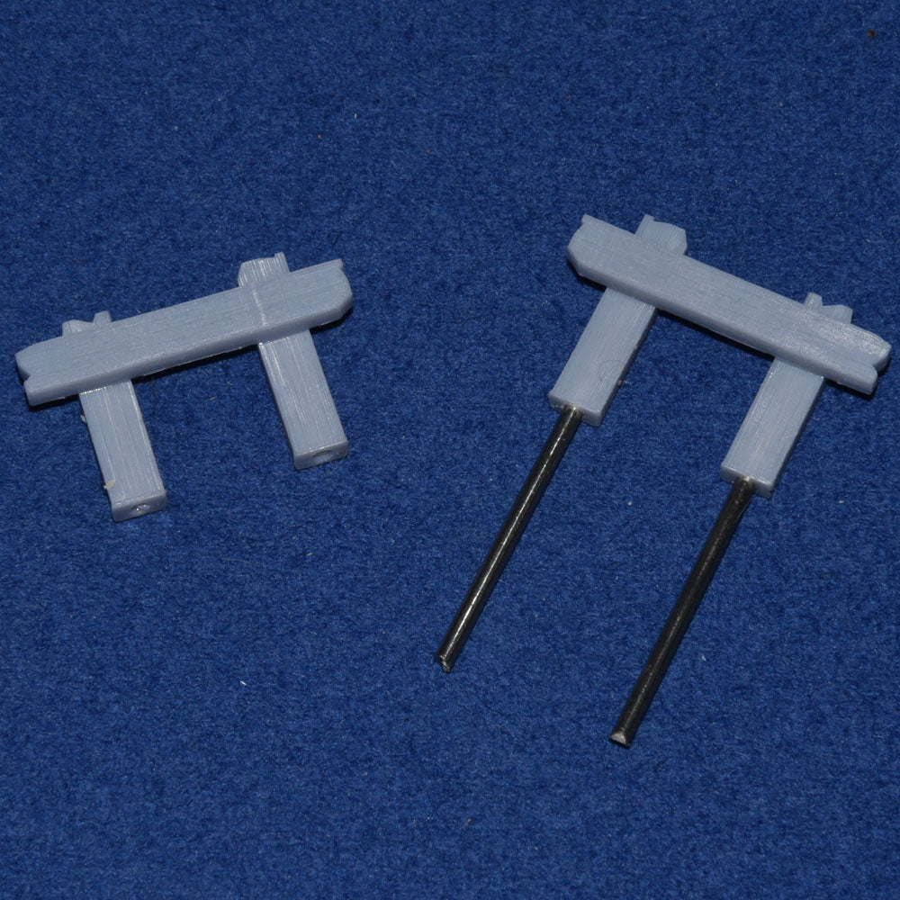 DARJEELING HIMALAYAN RAILWAY BUFFER STOP (x2)  (O16.5 Gauge 7mm scale)