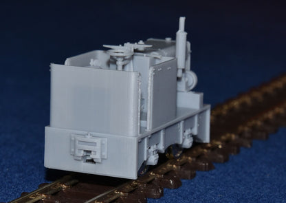 HUDSON HUNSLET 20HP 4wDM NARROW GAUGE DIESEL [10A] (BODY ONLY) (O16.5 gauge 7mm scale)