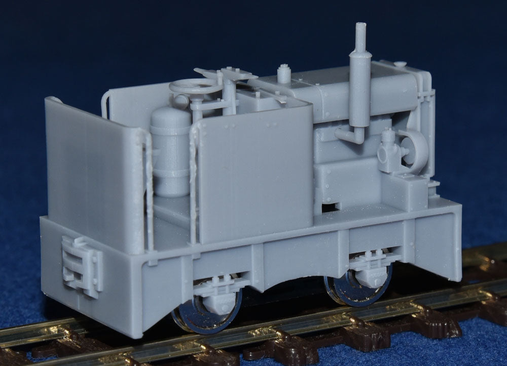 HUDSON HUNSLET 20HP 4wDM NARROW GAUGE DIESEL [10A] (BODY ONLY) (O16.5 gauge 7mm scale)