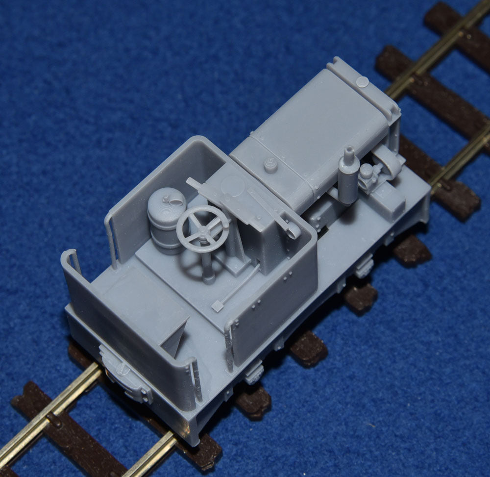 HUDSON HUNSLET 20HP 4wDM NARROW GAUGE DIESEL [10A] (BODY ONLY) (O16.5 gauge 7mm scale)