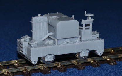 SIMPLEX 20/28HP PLATE-FRAME NARROW GAUGE DIESEL [4A] (BODY ONLY) (O16.5 Gauge 7mm scale)