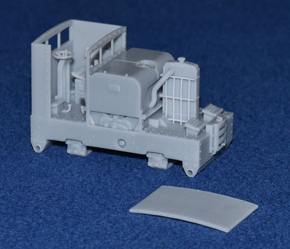 SIMPLEX 20/28HP PLATE-FRAME LOW CAB NARROW GAUGE DIESEL [4B] (BODY ONLY) (O16.5 Gauge 7mm scale)