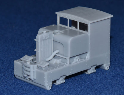 SIMPLEX 20/28HP PLATE-FRAME LOW CAB NARROW GAUGE DIESEL [4B] (BODY ONLY) (O16.5 Gauge 7mm scale)