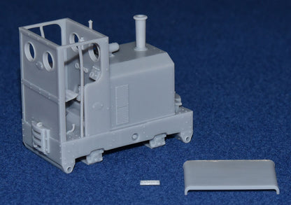 SIMPLEX 20/28HP PLATE-FRAME "DRUID" NARROW GAUGE DIESEL [4D] (BODY ONLY) (O16.5 Gauge 7mm scale)