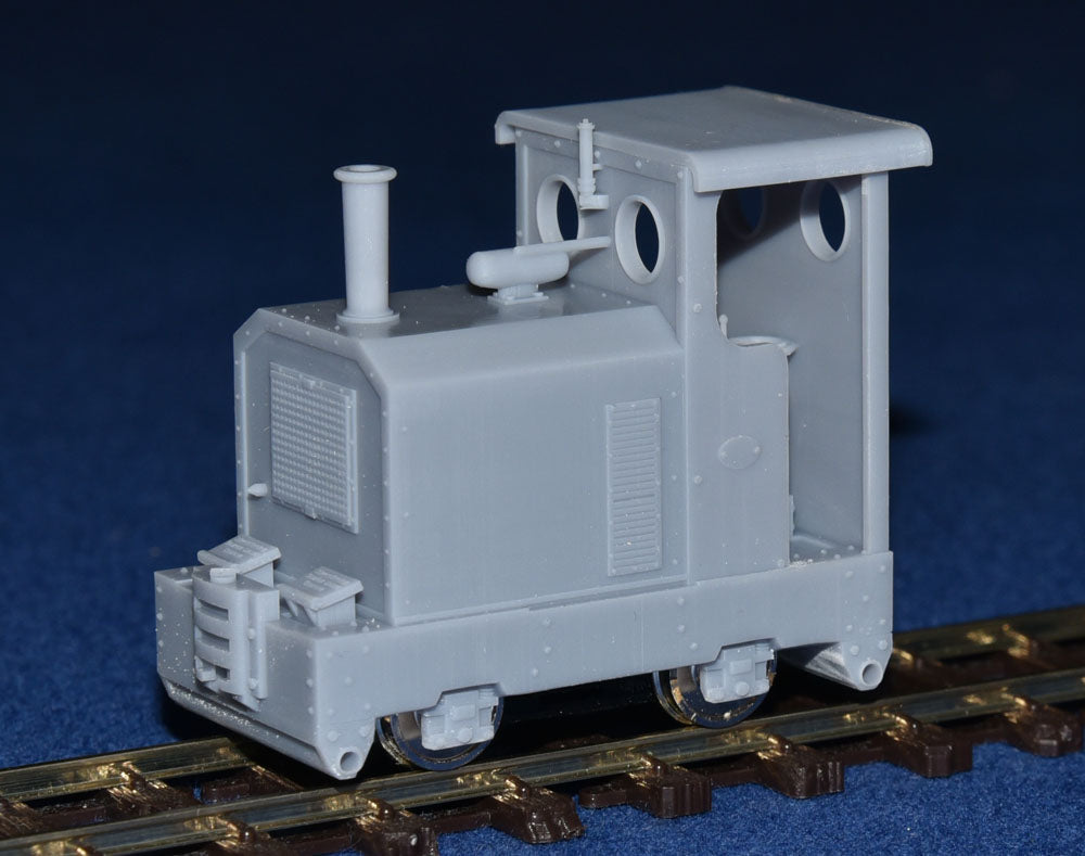 SIMPLEX 20/28HP PLATE-FRAME "DRUID" NARROW GAUGE DIESEL [4D] (BODY ONLY) (O16.5 Gauge 7mm scale)