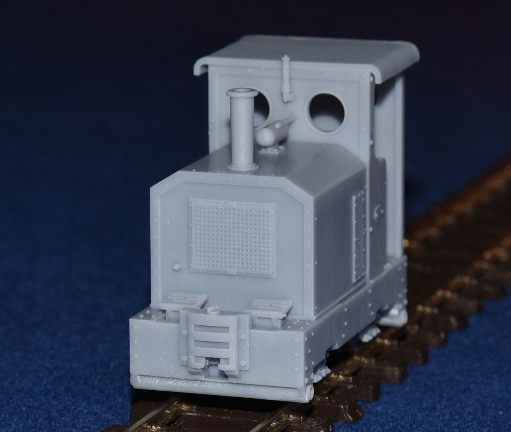 SIMPLEX 20/28HP PLATE-FRAME "DRUID" NARROW GAUGE DIESEL [4D] (BODY ONLY) (O16.5 Gauge 7mm scale)