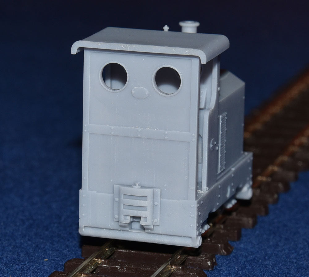 SIMPLEX 20/28HP PLATE-FRAME "DRUID" NARROW GAUGE DIESEL [4D] (BODY ONLY) (O16.5 Gauge 7mm scale)