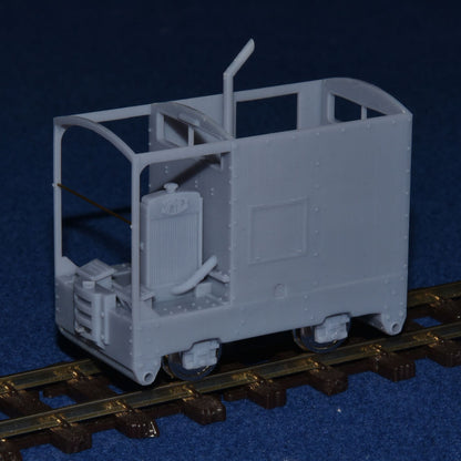 SIMPLEX 20/28HP PLATE-FRAME "CARAVAN" NARROW GAUGE DIESEL [4E] (BODY ONLY) (O16.5 Gauge 7mm scale)