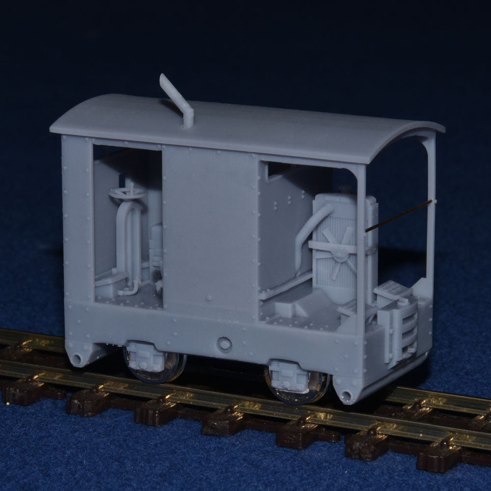 SIMPLEX 20/28HP PLATE-FRAME "CARAVAN" NARROW GAUGE DIESEL [4E] (BODY ONLY) (O16.5 Gauge 7mm scale)