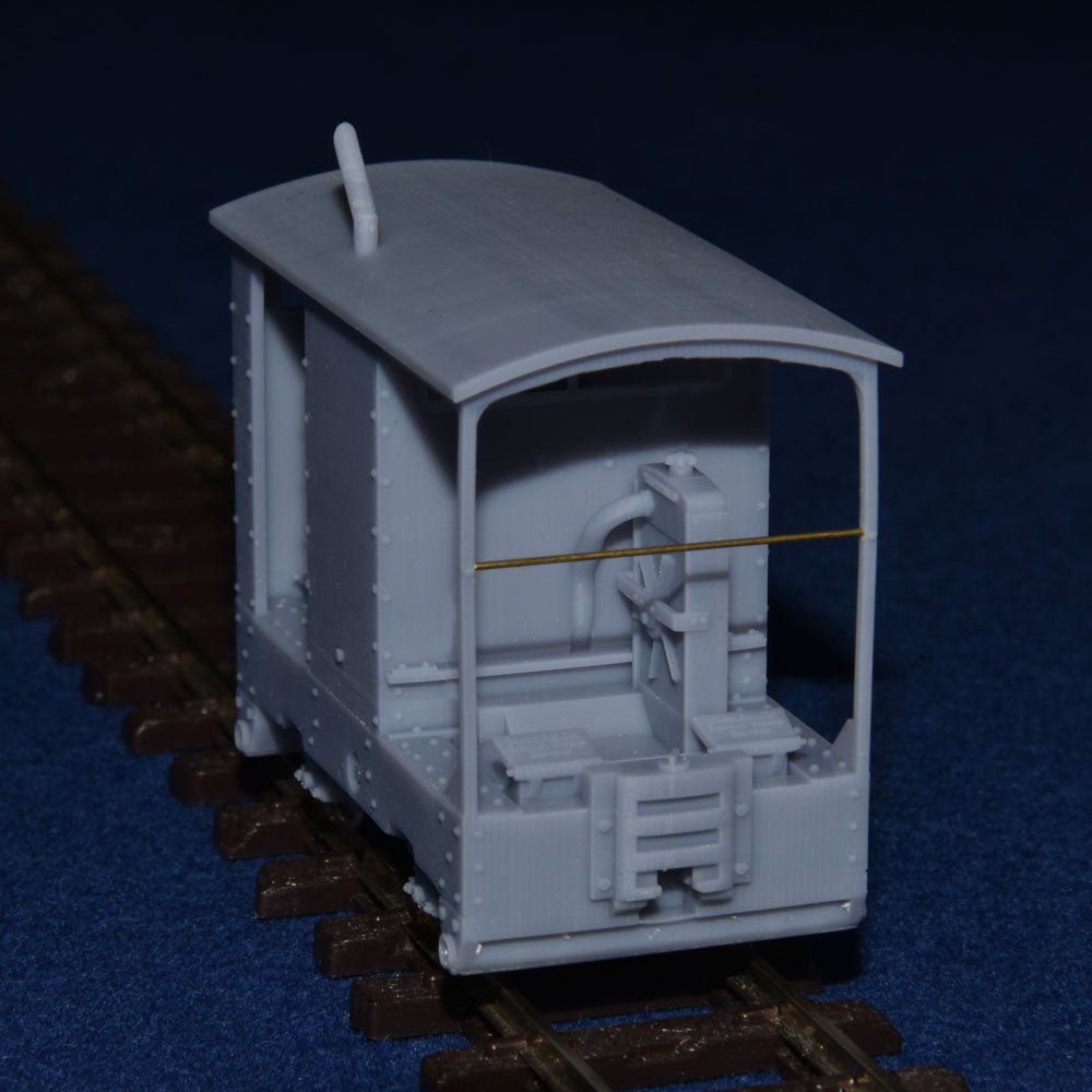 SIMPLEX 20/28HP PLATE-FRAME "CARAVAN" NARROW GAUGE DIESEL [4E] (BODY ONLY) (O16.5 Gauge 7mm scale)