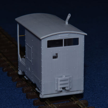 SIMPLEX 20/28HP PLATE-FRAME "CARAVAN" NARROW GAUGE DIESEL [4E] (BODY ONLY) (O16.5 Gauge 7mm scale)