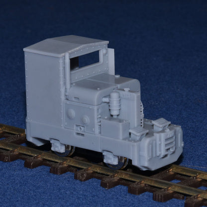 SIMPLEX 60HP PLATE-FRAME NARROW GAUGE DIESEL [4H] (BODY ONLY) (O16.5 Gauge 7mm scale)
