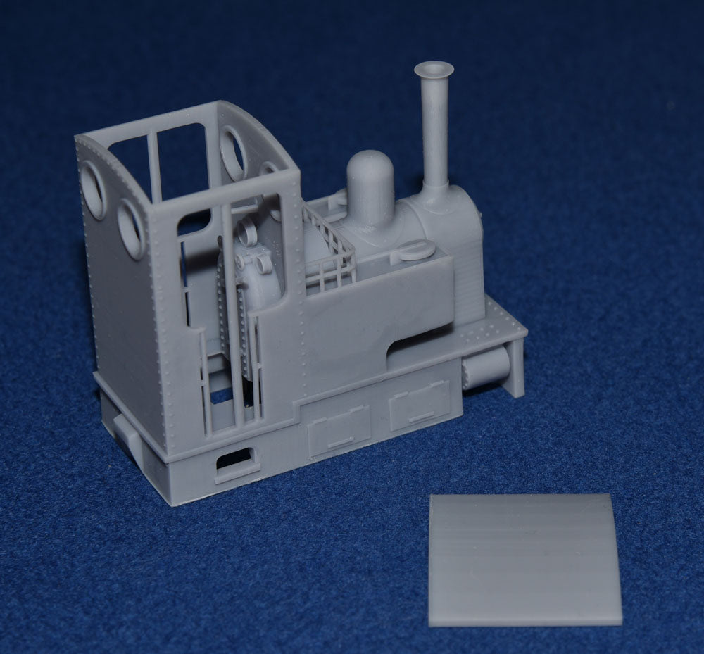 STEAM TRAM NARROW GAUGE LOCOMOTIVE [1a] (BODY ONLY) (O16.5 Gauge 7mm scale)