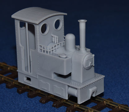 STEAM TRAM NARROW GAUGE LOCOMOTIVE [1a] (BODY ONLY) (O16.5 Gauge 7mm scale)