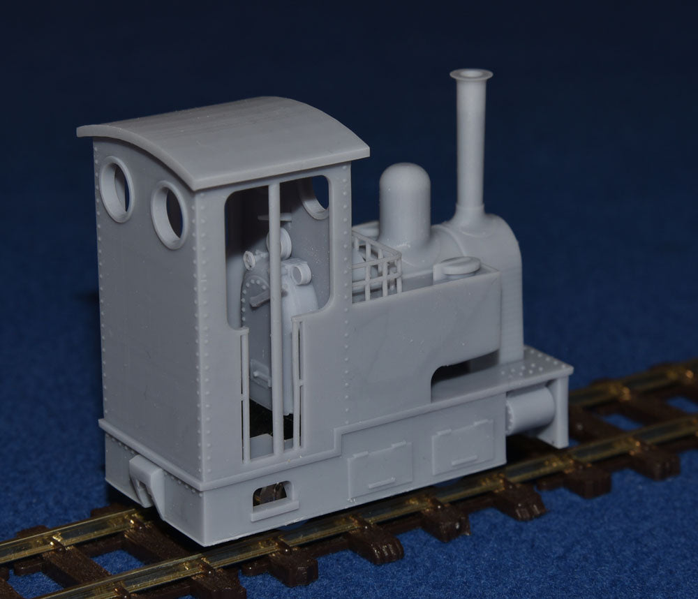 STEAM TRAM NARROW GAUGE LOCOMOTIVE [1a] (BODY ONLY) (O16.5 Gauge 7mm scale)