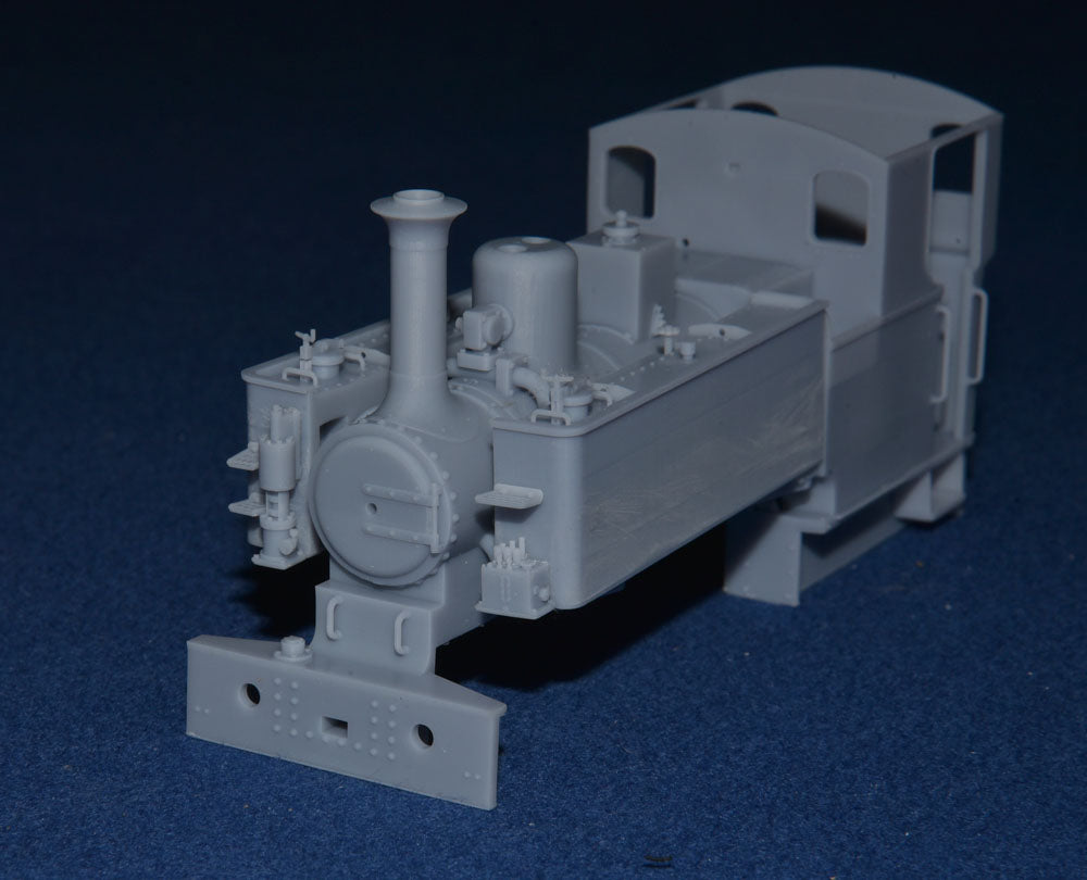 TALYLLYN "TOM ROLT" No 7 NARROW GAUGE LOCOMOTIVE (LATE VERSION) (BODY ONLY) (O16.5 Gauge 7mm scale)