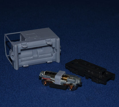 SIMPLEX 20/28HP PLATE-FRAME "CARAVAN" NARROW GAUGE DIESEL [4E] (BODY ONLY) (O9 Gauge 7mm scale)