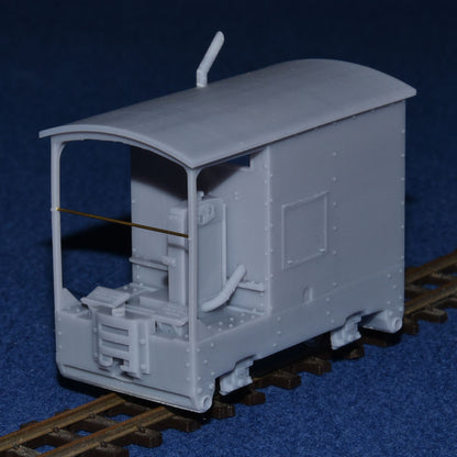 SIMPLEX 20/28HP PLATE-FRAME "CARAVAN" NARROW GAUGE DIESEL [4E] (BODY ONLY) (O9 Gauge 7mm scale)