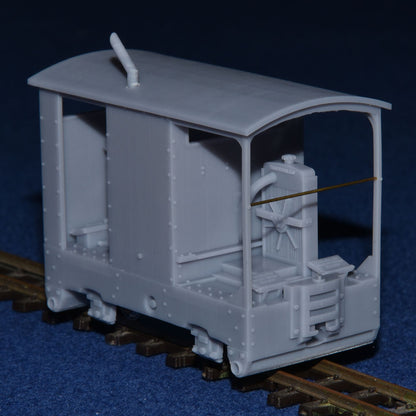 SIMPLEX 20/28HP PLATE-FRAME "CARAVAN" NARROW GAUGE DIESEL [4E] (BODY ONLY) (O9 Gauge 7mm scale)