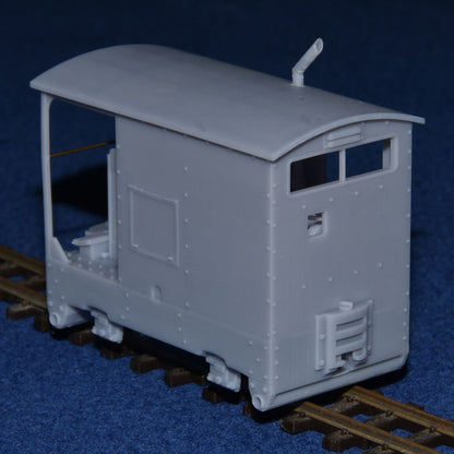 SIMPLEX 20/28HP PLATE-FRAME "CARAVAN" NARROW GAUGE DIESEL [4E] (BODY ONLY) (O9 Gauge 7mm scale)