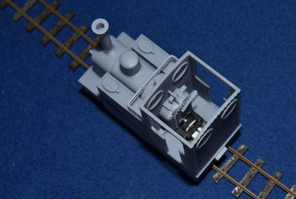 STEAM TRAM "SHORT SIDE TANK" NARROW GAUGE LOCOMOTIVE [1a] (BODY ONLY) (O9 Gauge 7mm scale)