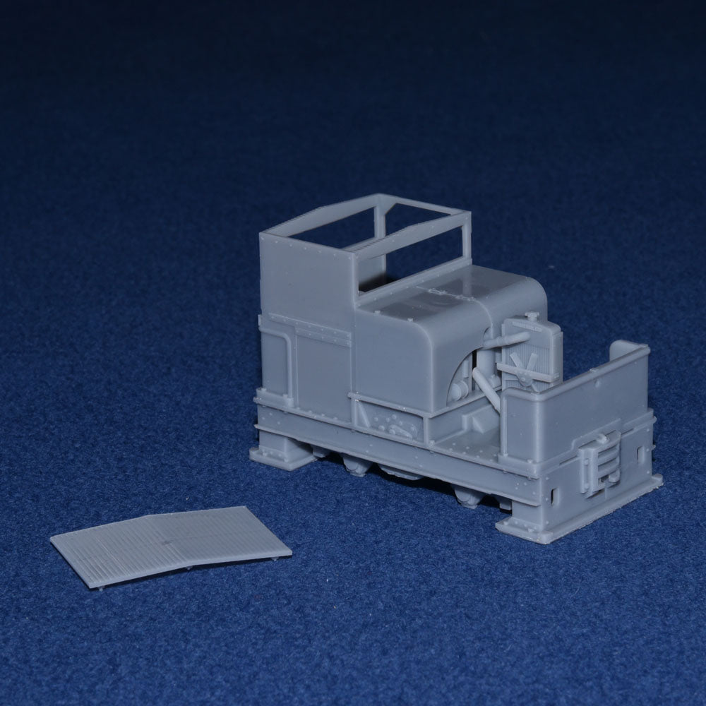 SIMPLEX 32/42HP PLATE-FRAME NARROW GAUGE DIESEL [4F] with CAB (BODY ON ...