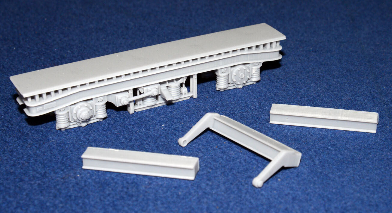 PLAN U / MAT 64 MOTORPOST MP3000 POWER CAR BOGIES 3000mm (O Gauge 1/45 scale)