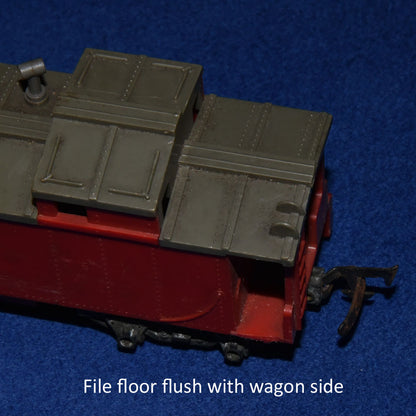 TRIANG STEPS for R115 TRANSCONTINENTAL CABOOSE [REPRODUCTION PART] (OO Gauge 4mm scale)
