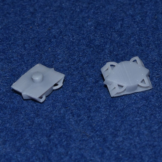 METROPOLITAN VICKETS T STOCK ROOF VENT (x12) - LONDON TRANSPORT (O Gauge 7mm scale)