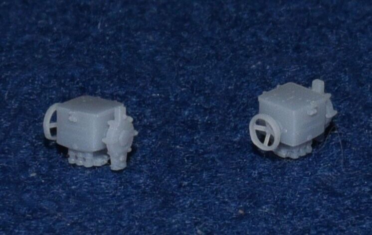 WAKEFIELD No 7 LUBRICATOR (two supplied) REAR WHEEL - 6 FEED (OO Gauge 4mm scale)